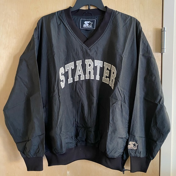 retro starter pullover